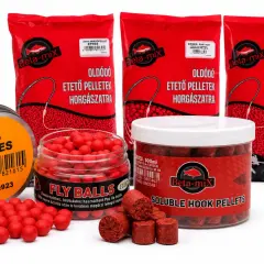 Na co bierze jesiotr? Na czerwone, pachnące pellety i kulki proteinowe Beta-mix.