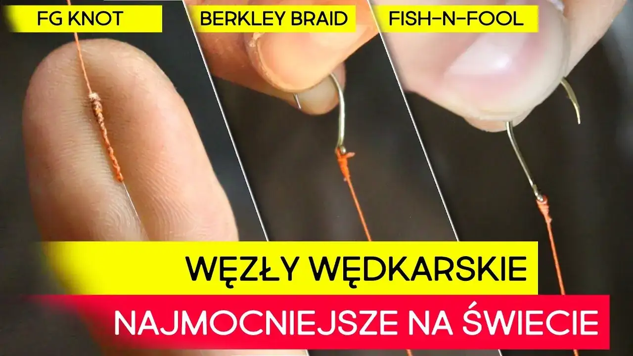 Test wytrzymałości węzła wędkarskiego