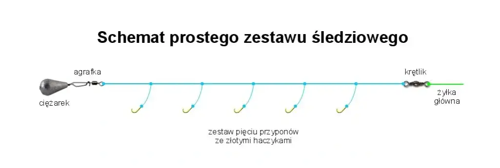 Wiązanie choinki śledziowej krok po kroku