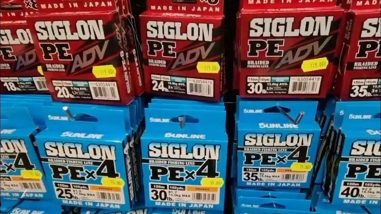różne grubości plecionek wędkarskich